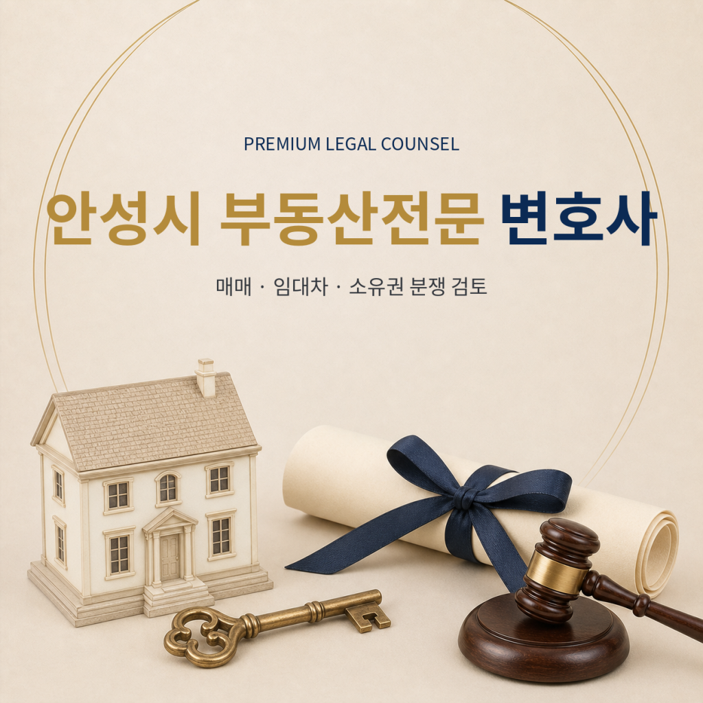 안성시 부동산전문 변호사
