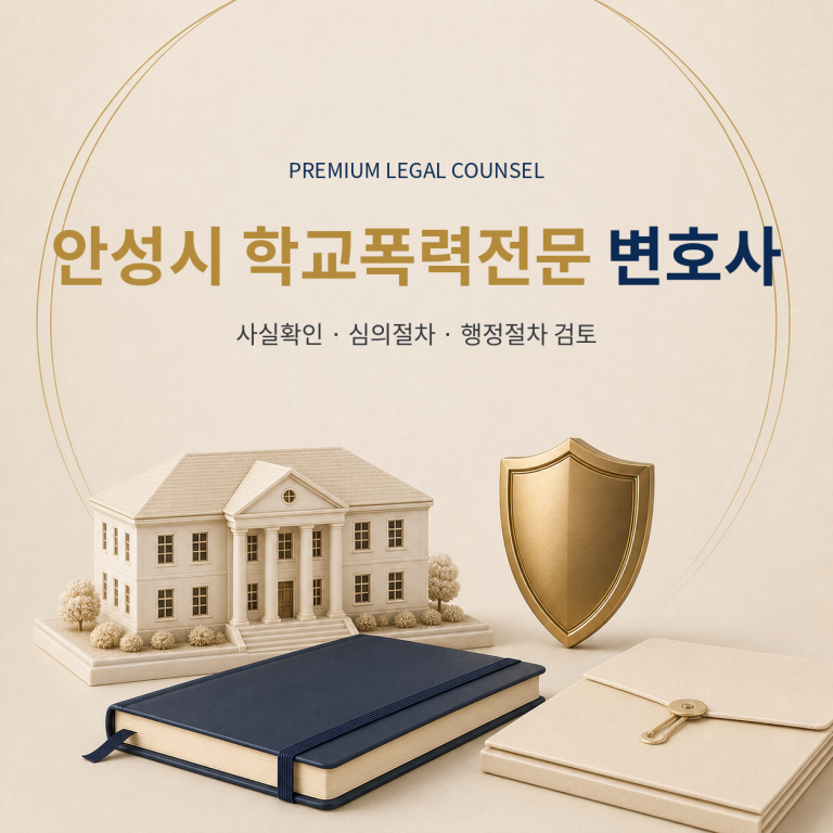 안성시 학교폭력전문 변호사